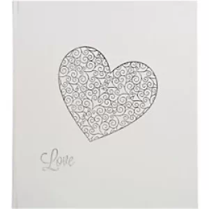 Image of Exacompta Harmony Photo Album 29x32cm, White Glitter, Pack of 1
