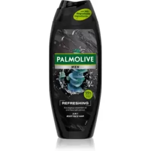 image of Palmolive Men Refreshing body wash for men 2 in 1 500 ml