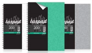 Image of Silvine Lux Twinwire A4 Stiff Covered Notebook Asst PK3