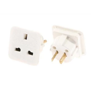 image of European Travel Adaptor 1 x Pack of 2