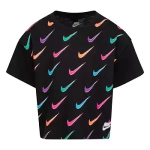 image of Nike With It Short Sleeve T Shirt Infant Girls - Black