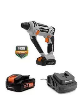 Image of Daewoo U-Force Series Battery Operated 18V Rotory Hammer Drill (2Mah Battery & Charger Included)