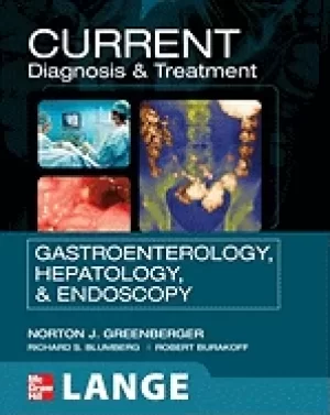Image of current diagnosis and treatment gastroenterology hepatology and endoscopy