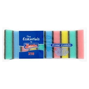 Image of Spontex Sponge Scourers 10 Pack