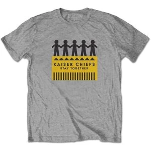 Image of Kaiser Chiefs - Paper Dolls Unisex Large T-Shirt - Grey