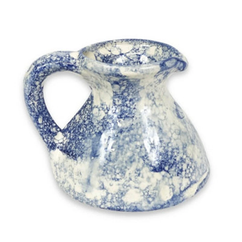 Image of Verano Spanish Ceramics Burbujas Kitchen Dining Flat Based Pourer Jug (H) 14Cm
