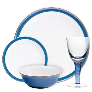 image of Denby Imperial Blue 16 Piece Entertaining Set