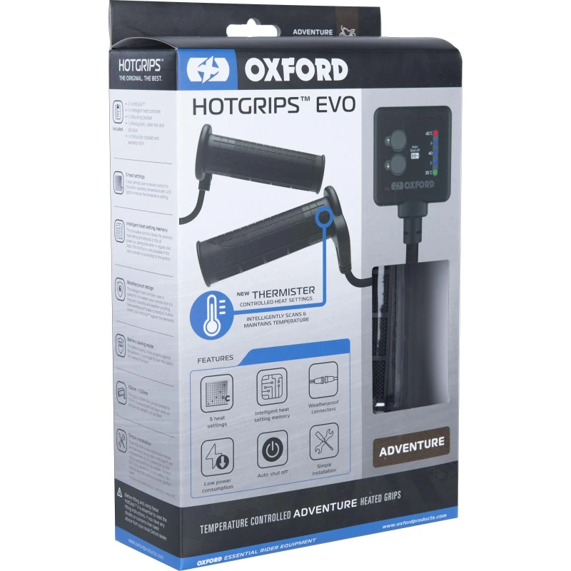 Image of Oxford Hot Grips EVO Adventure (Temperature Controlled)