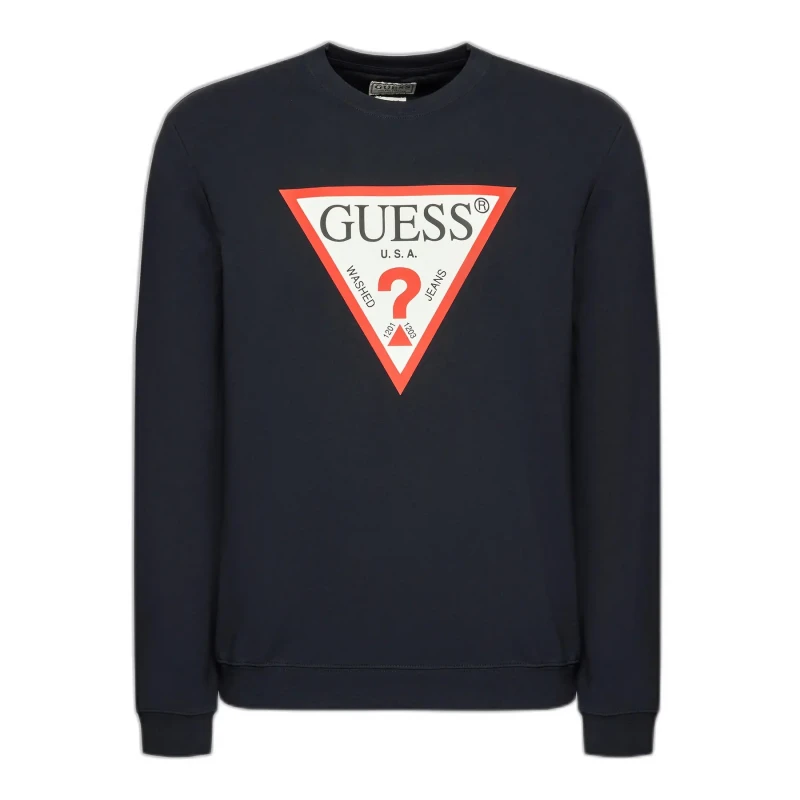 Image of Guess Sweatshirt Guess Audley CN Bleu Male M