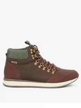 Image of Barbour Ralph Hiking Style Boots, Dark Brown, Size 7, Men