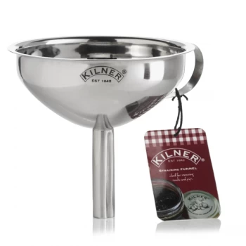 image of Kilner Stainless Steel Easy Strainer Funnel Funnel