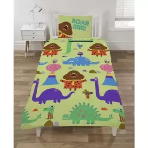 image of Hey Duggee - Single Duvet Cover Set Children's Bedding Bed Quilt Cartoon Character Animals - Multicoloured