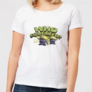 Image of Toy Story Who Squeaked Womens T-Shirt - White - XXL
