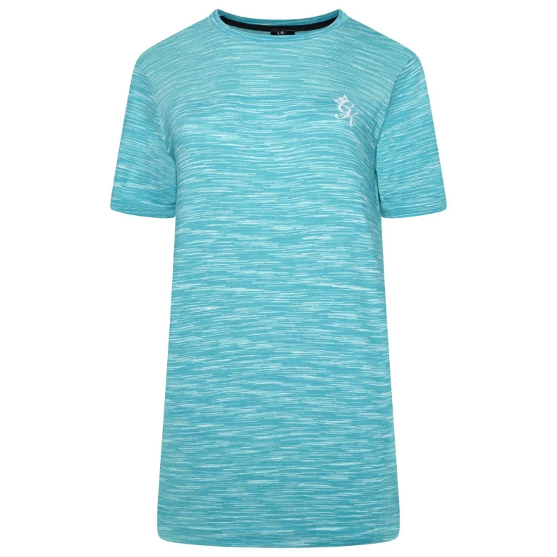 Image of Gym King Mens Energy Short-Sleeve Performance Gym Top Short Sleeve Performance T-Shirts Small Blue 62060318350
