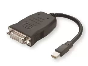 image of AMD 199-999365 video cable adapter Mini DisplayPort DVI Black