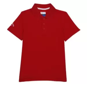Image of Callaway Solid Polo Shirt Junior Boys - Red