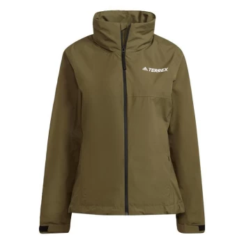 Image of adidas Terrex Multi RAIN. RDY Primegreen Two-Layer Rain Ja - Focus Olive