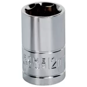 image of Siegen S0579 WallDrive Socket 12mm 3/8"Sq Drive