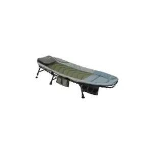 Image of KMS - CARPZILLA Fishing Bed with Side Tool Bag Dark Green FB-008