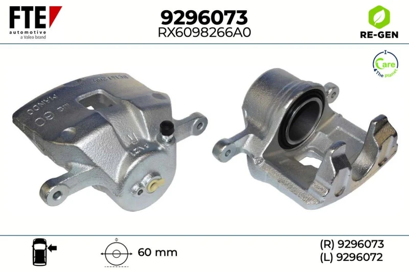 Image of Brake caliper FTE 9296073