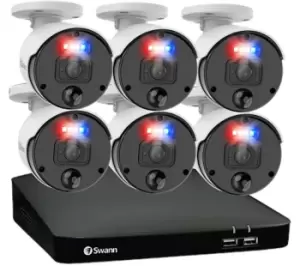 image of SWANN Master-Series SWNVK-879906 8-channel 4K Ultra HD NVR Security System - 2 TB, 6 Cameras