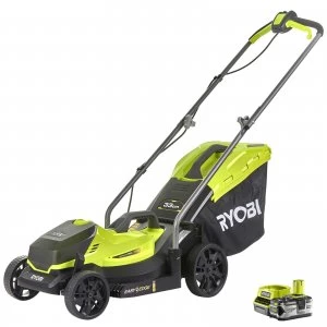 Image of Ryobi OLM1833B ONE+ 18v Cordless Rotary Lawnmower 330mm 1 x 4ah Li-ion Charger