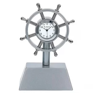 Image of Miniature Clock Ship's Wheel