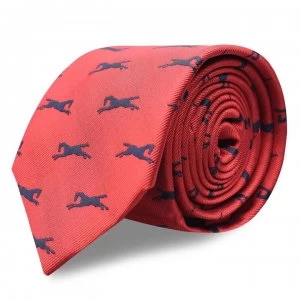 image of Shires Show Tie - Red/Navy Pony