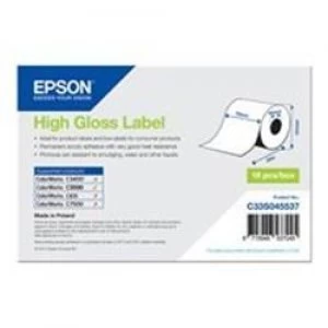 Image of Epson High Gloss Label - Continuous Roll: 76mm x 33m