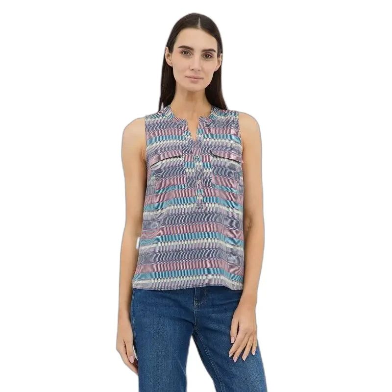 Image of Ragwear Sleeveless blouse For Her Ragwear Romanna Bleu Female XS