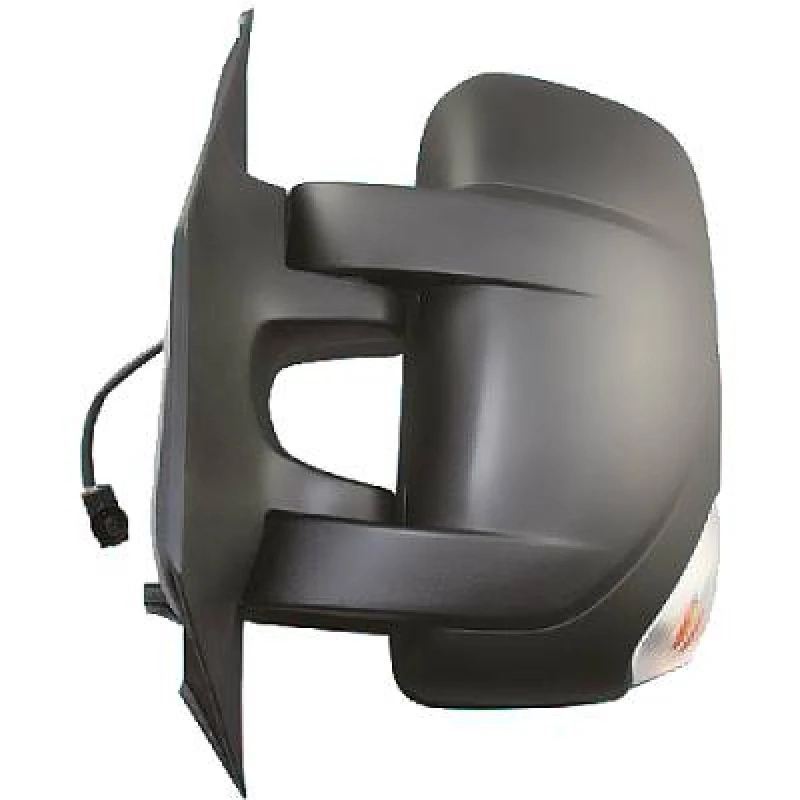 Image of DIEDERICHS 1887525 Wing mirror Left, with temperature sensor, Grained Outside Mirror (50)
