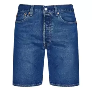 Image of Levis 501 Hemmed Shorts - Blue