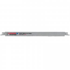 Image of Lenox Double Tang Diamond Cast Iron Cutting Reciprocating Saw Blades 275mm Pack of 1