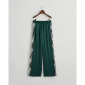 Image of Gant Relaxed Stripe Pull on Pants Tartan - Green