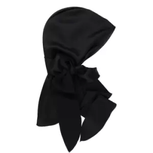 image of Kitsch Satin Sleep Cap - Black