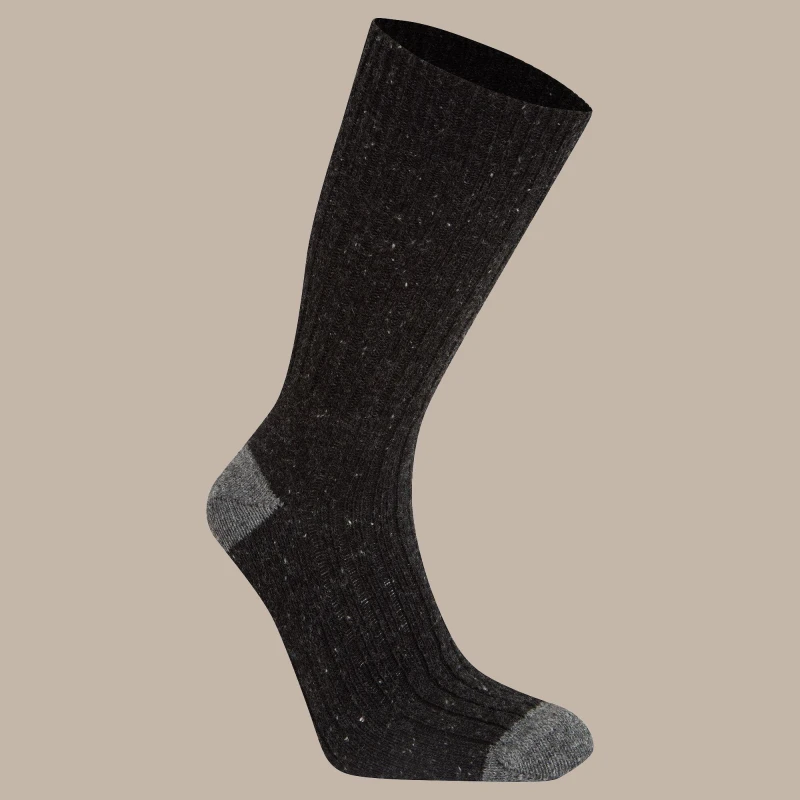 Image of Craghoppers Craghoppers 'Torver' Walking Sock in Black Size: 3-5 Black 3-5 Unisex 5063260018784