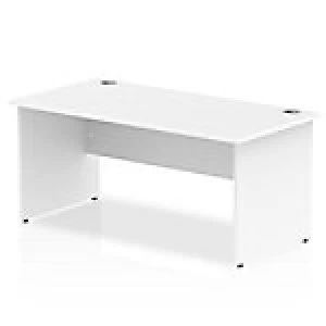 Image of Impulse Panel End 1600 Rectangle Desk White