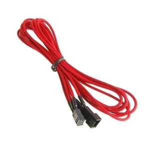 Image of BitFenix Alchemy 3pin Fan extension 90cm - Red