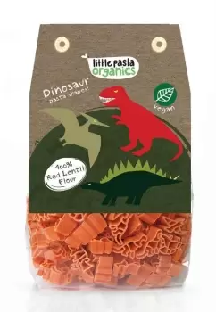 Image of Little Pasta Organics Red Lentil Dinosaur Shaped Pasta 250g