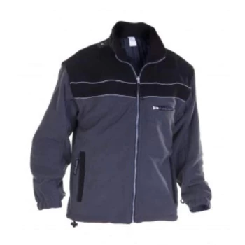 Image of Kiel Fleece Black/Grey - Size 2XL