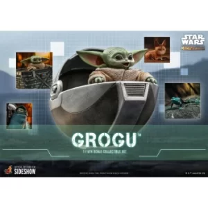 Image of Hot Toys Star Wars The Mandalorian Action Figures 1/6 Grogu