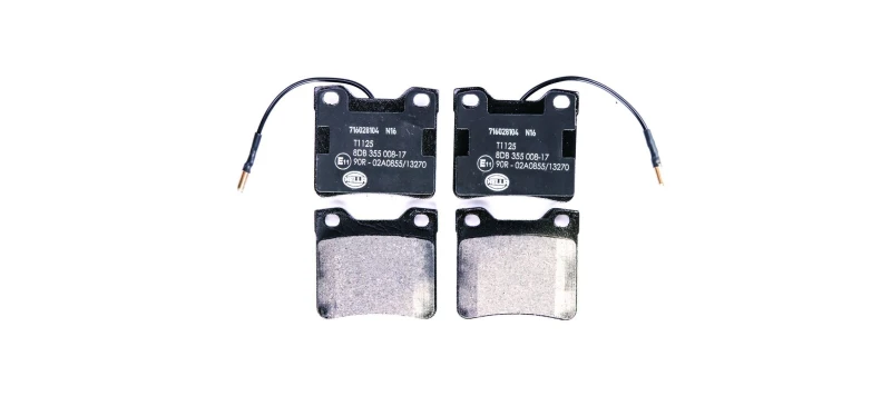 Image of HELLA Brake pad set HELLA 8DB 355 008-171