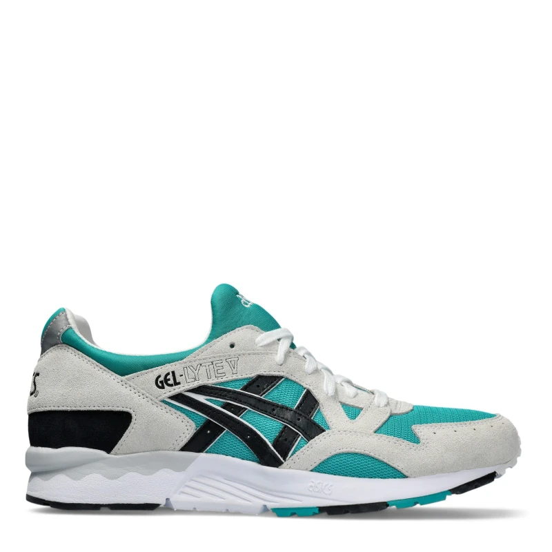 Image of Asics Unisex Kids Gel Lyte V Casual Low-Top Trainers Jewel/Black unisex 3.5 (37)