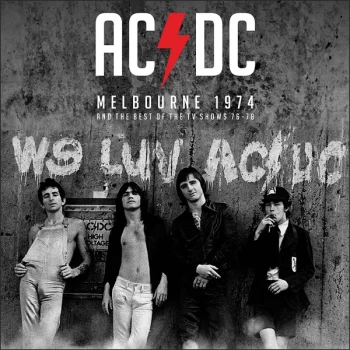 Image of AC/DC - Melbourne 1974 And The Best Of The TV Shows 76-78 White With Red Splatter Vinyl