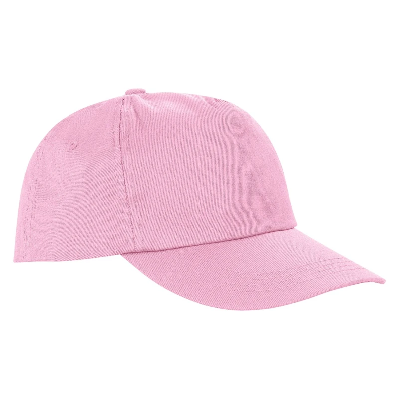 Image of Result Result Men Houston 5 Panel Cap in Pink Pink One Size Male 5063693969233