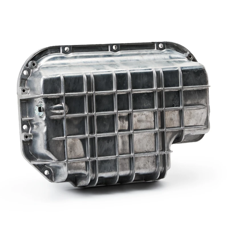 Image of RIDEX 592O0191 Oil Sump without oil sump gasket, Aluminium, with oil drain plug Oil Pan (592)