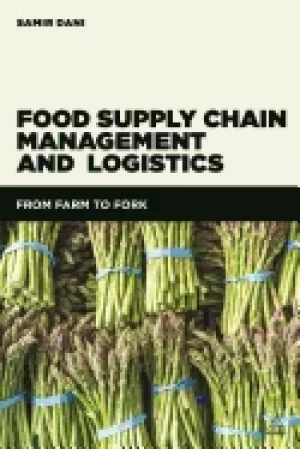 Image of food supply chain management and logistics from farm to fork