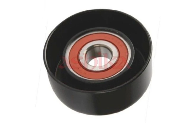 Image of ASHIKA Deflection / guide pulley, V-ribbed belt ASHIKA 129-0K-K09