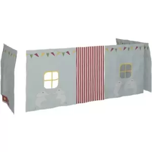 Image of Steens for kids Circus Tent - Light Blue, Red and White