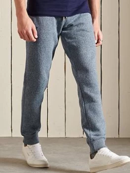 Image of Superdry Vintage Logo Embroidered Jogger - Blue Size 2XL, Men